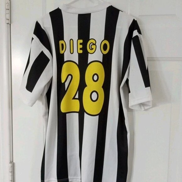 New Holland Fiat Group Juventus #28 Deigo Soccer Jersey Men's XL 100% Polyester - Picture 5 of 5